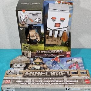 Minecraft Movie Toy Set Blast Attack, Well Crafted Escape NWT